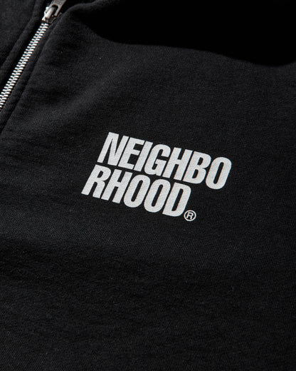 Neighborhood Classic Sweat Zip Hoodie Ls Black Sweatshirts Zip-Ups 252UWNH-CSM03 BLACK
