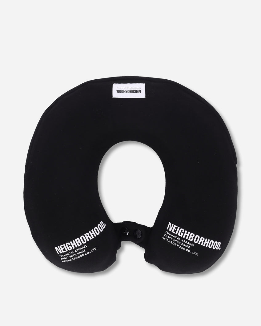 Neighborhood Logo Neck Pillow Black Home Decor Cushions 252MYNH-AC02 BLACK