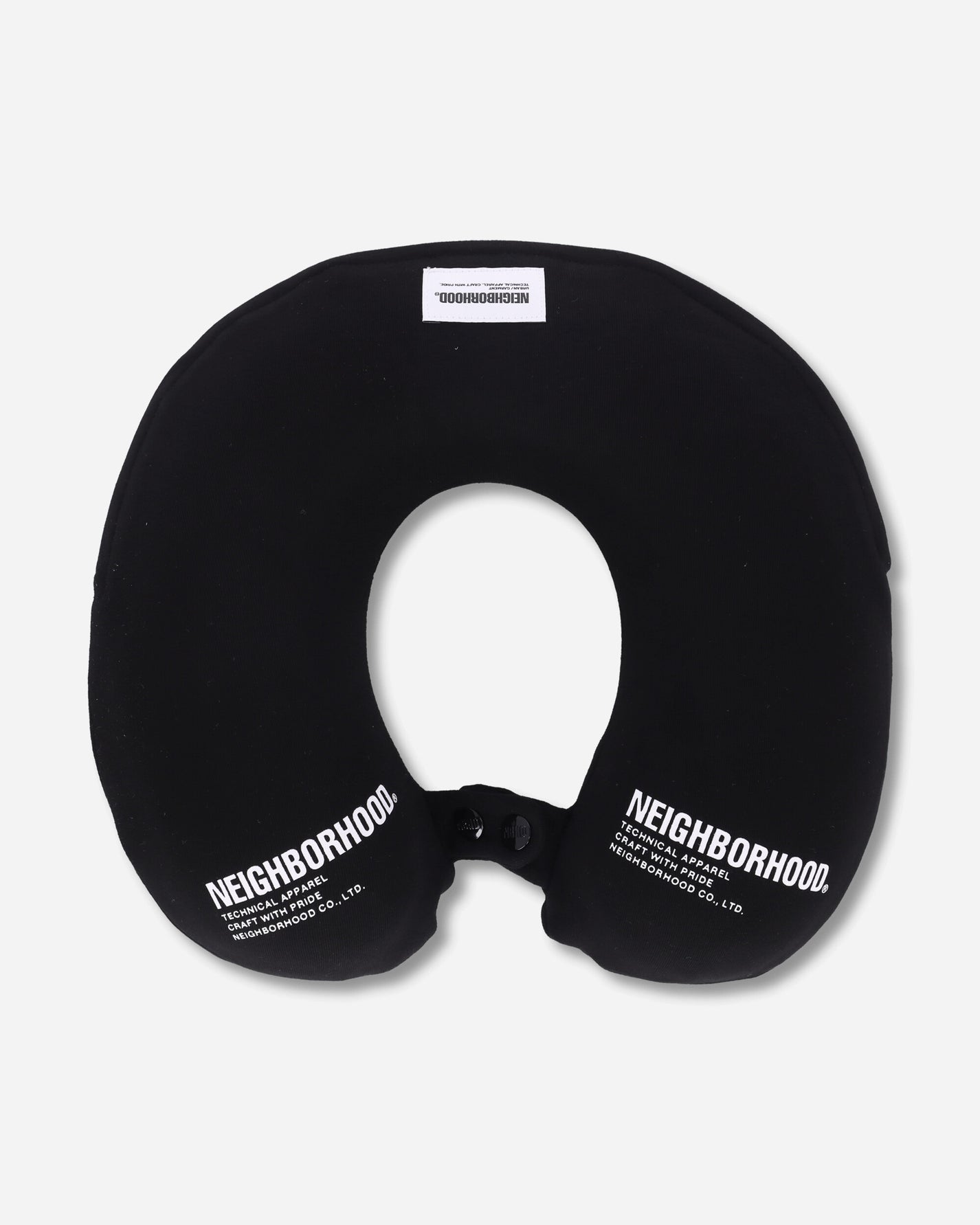 Neighborhood Logo Neck Pillow Black Home Decor Cushions 252MYNH-AC02 BLACK