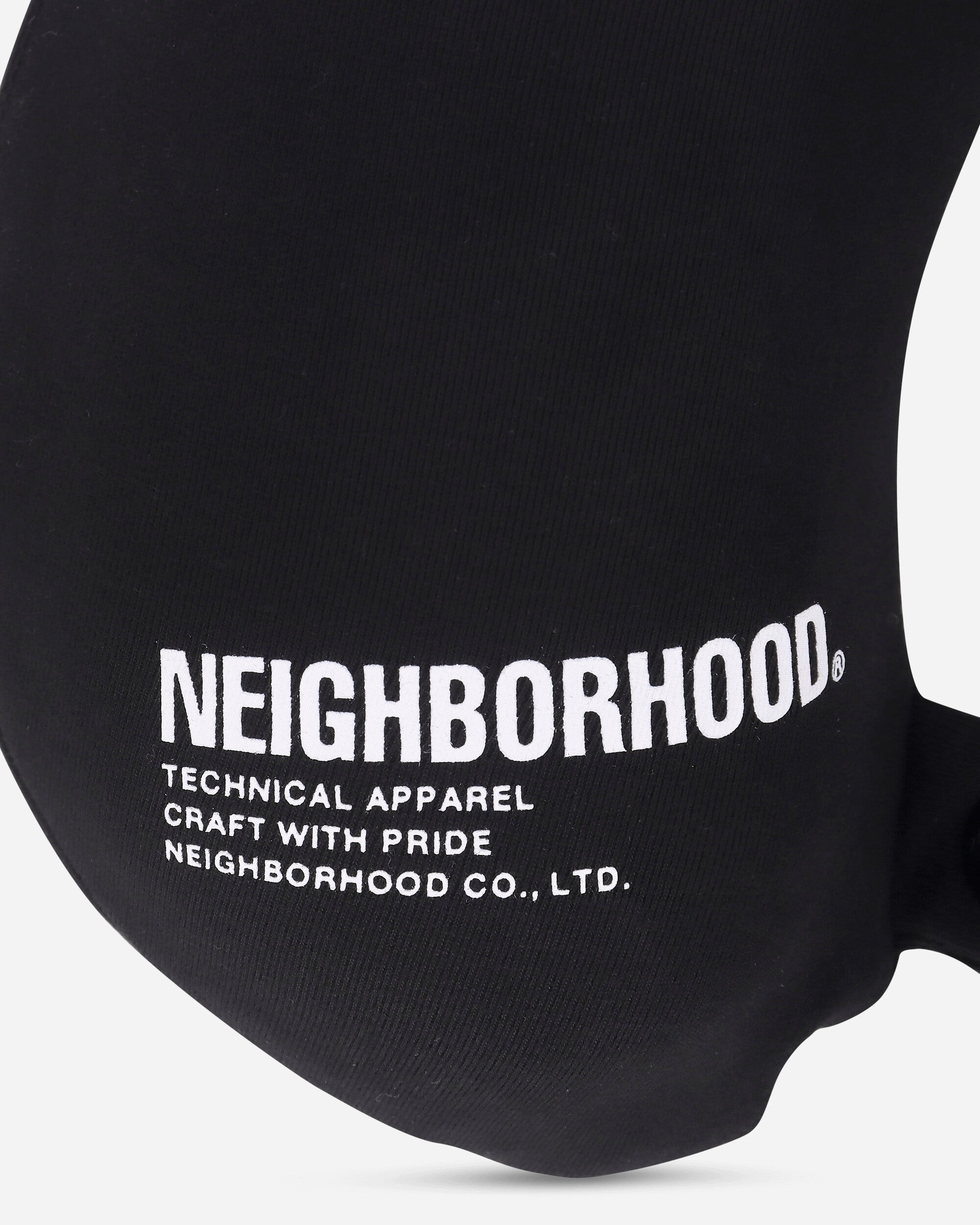 Neighborhood Logo Neck Pillow Black Home Decor Cushions 252MYNH-AC02 BLACK