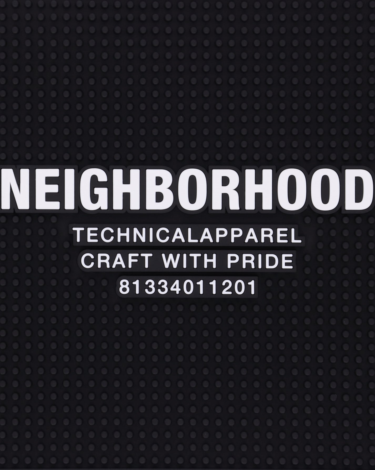 Neighborhood Logo Bar Mat Black Home Decor Design Items 252MYNH-AC01 BLACK