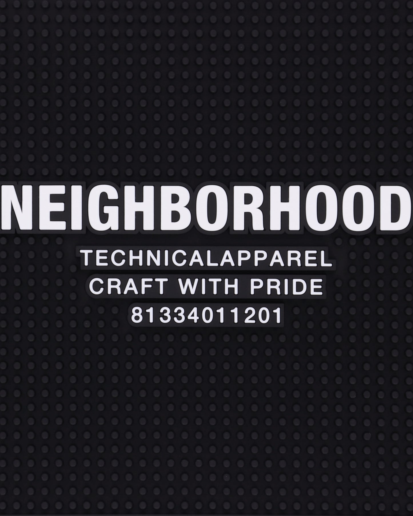 Neighborhood Logo Bar Mat Black Home Decor Design Items 252MYNH-AC01 BLACK