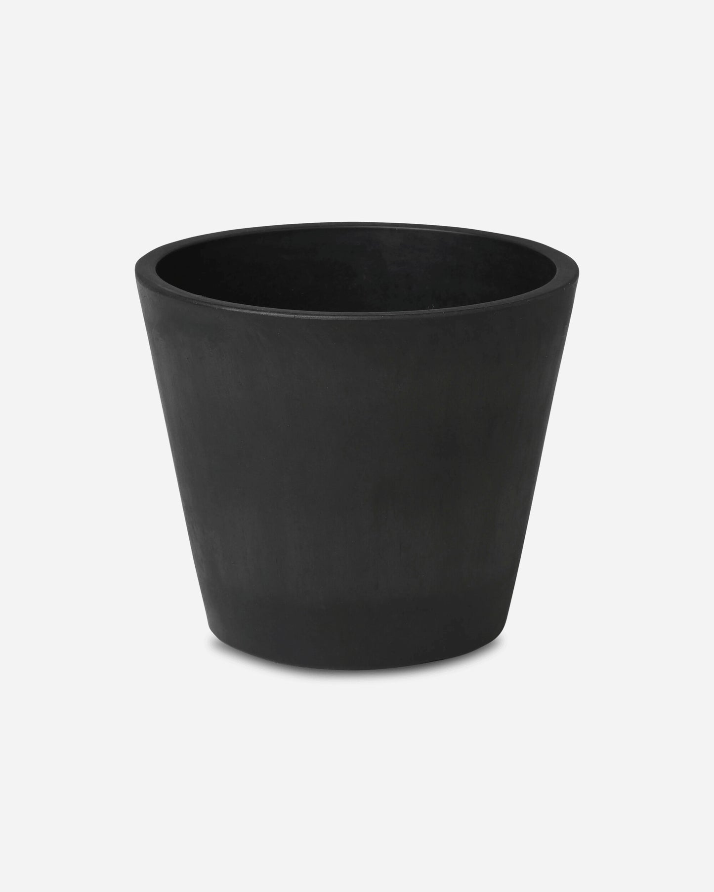 Neighborhood Srl . Tapered Pot-L Black Equipment Gardening 261OONH-AC03 BLACK