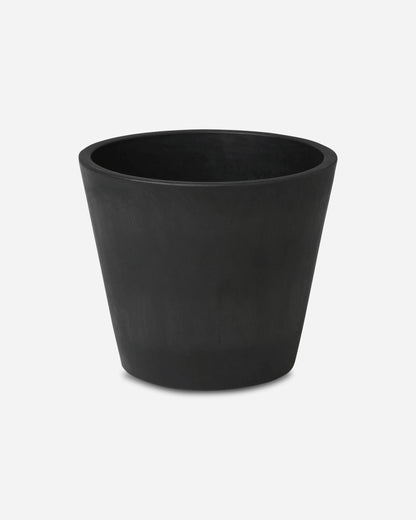 Neighborhood Srl . Tapered Pot-L Black Equipment Gardening 261OONH-AC03 BLACK