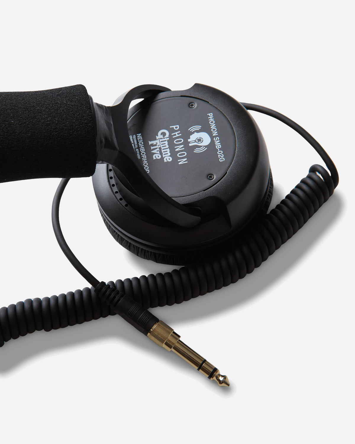 Neighborhood Nh X Gimme Five X Phonon Smb 02G Stick Black Tech and Audio Headphones 262PHGPN-AC01 BLACK