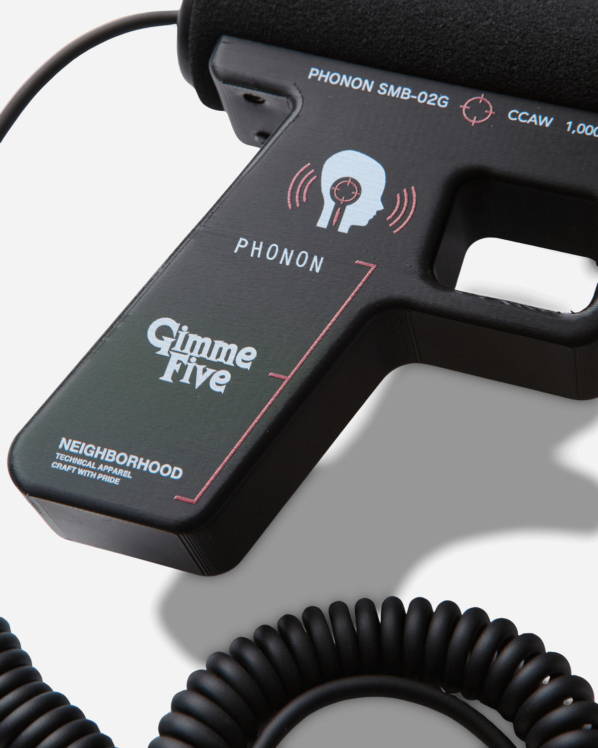 Neighborhood Nh X Gimme Five X Phonon Smb 02G Stick Black Tech and Audio Headphones 262PHGPN-AC01 BLACK