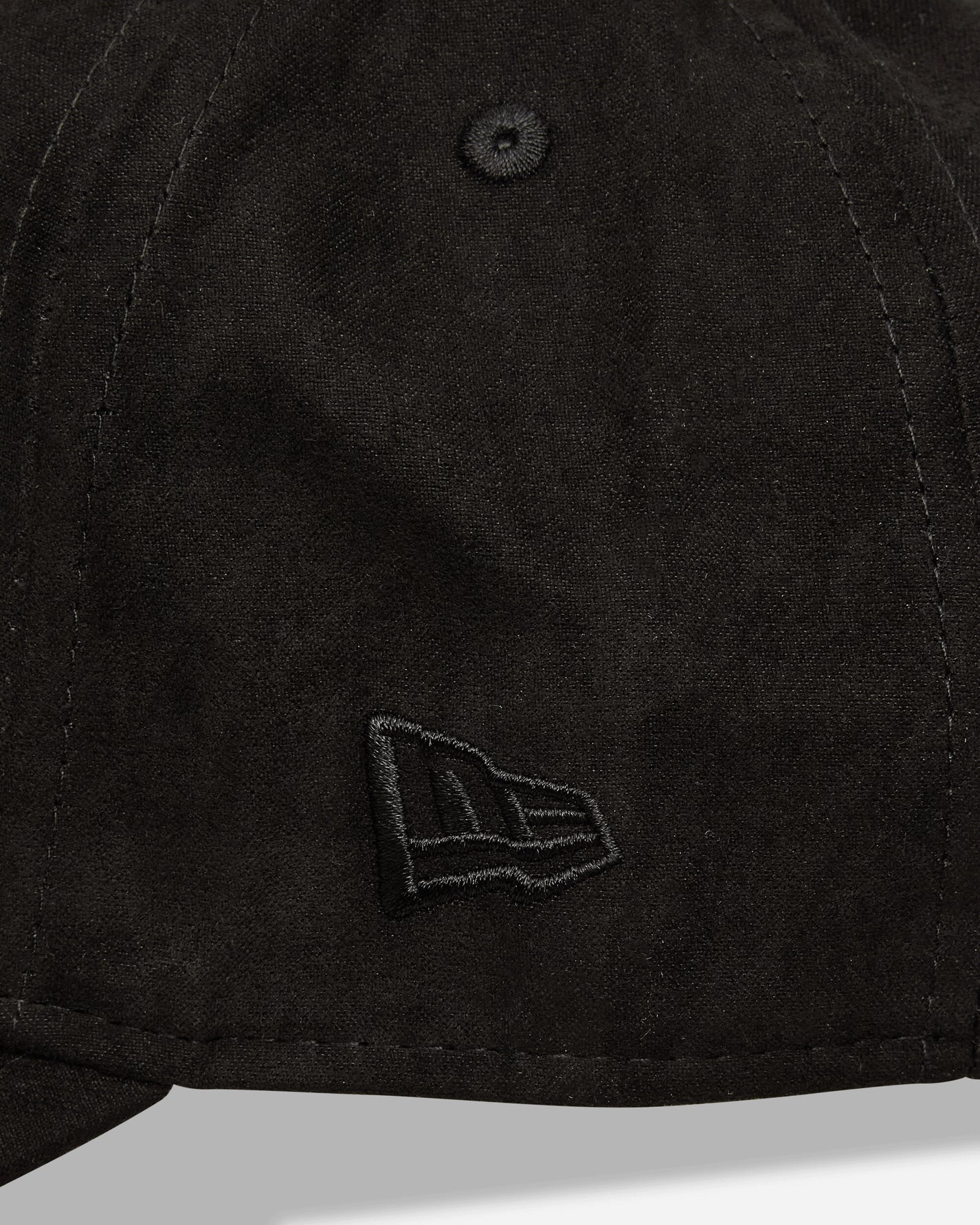 New Era Faux Suede E-Frame Black Hats Caps 60580814 001