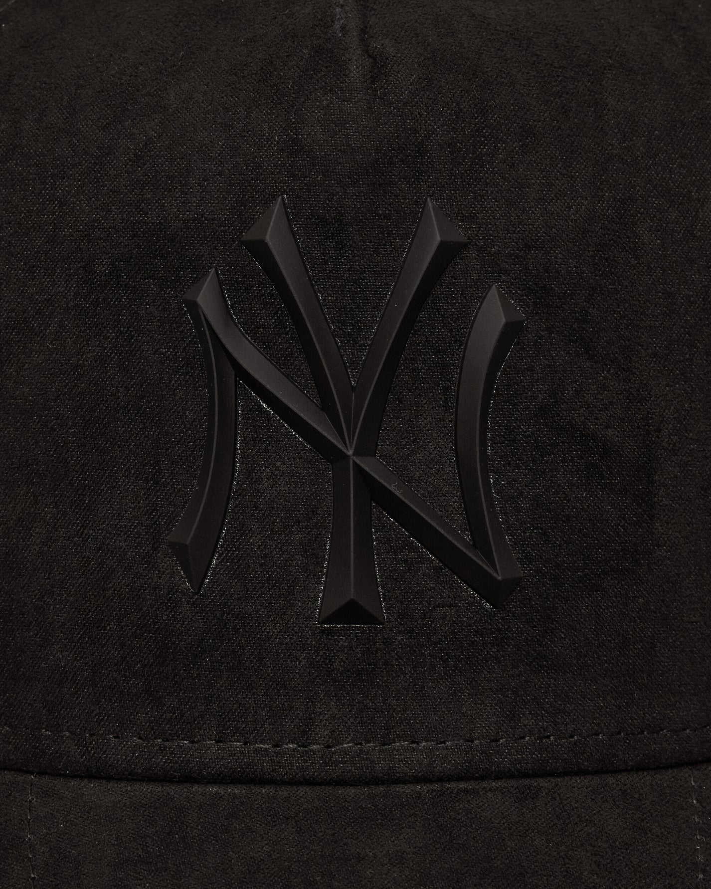 New Era Faux Suede E-Frame Black Hats Caps 60580814 001