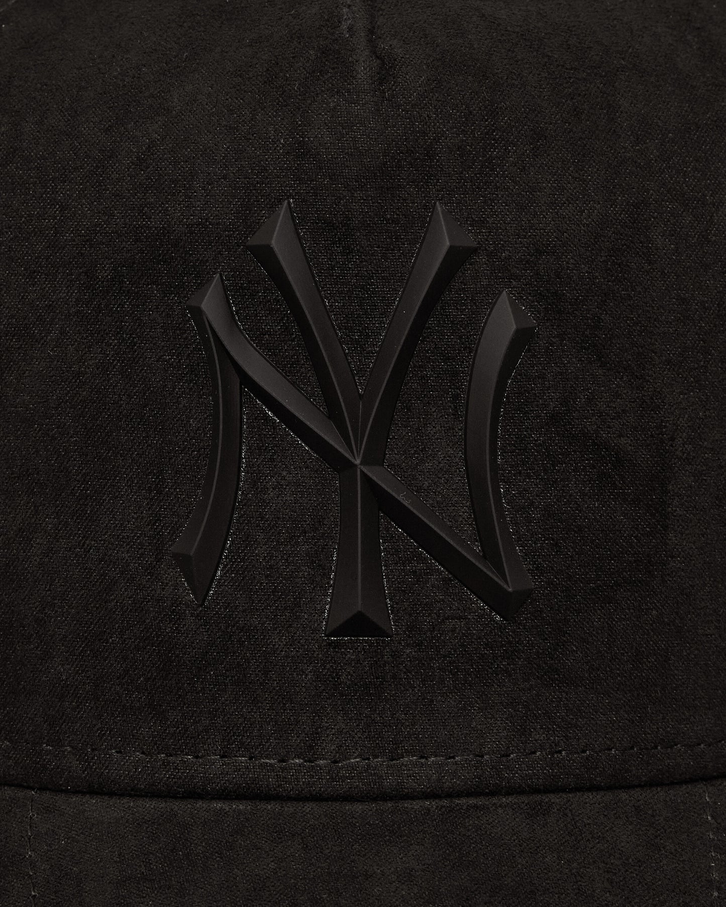 New Era Faux Suede E-Frame Black Hats Caps 60580814 001