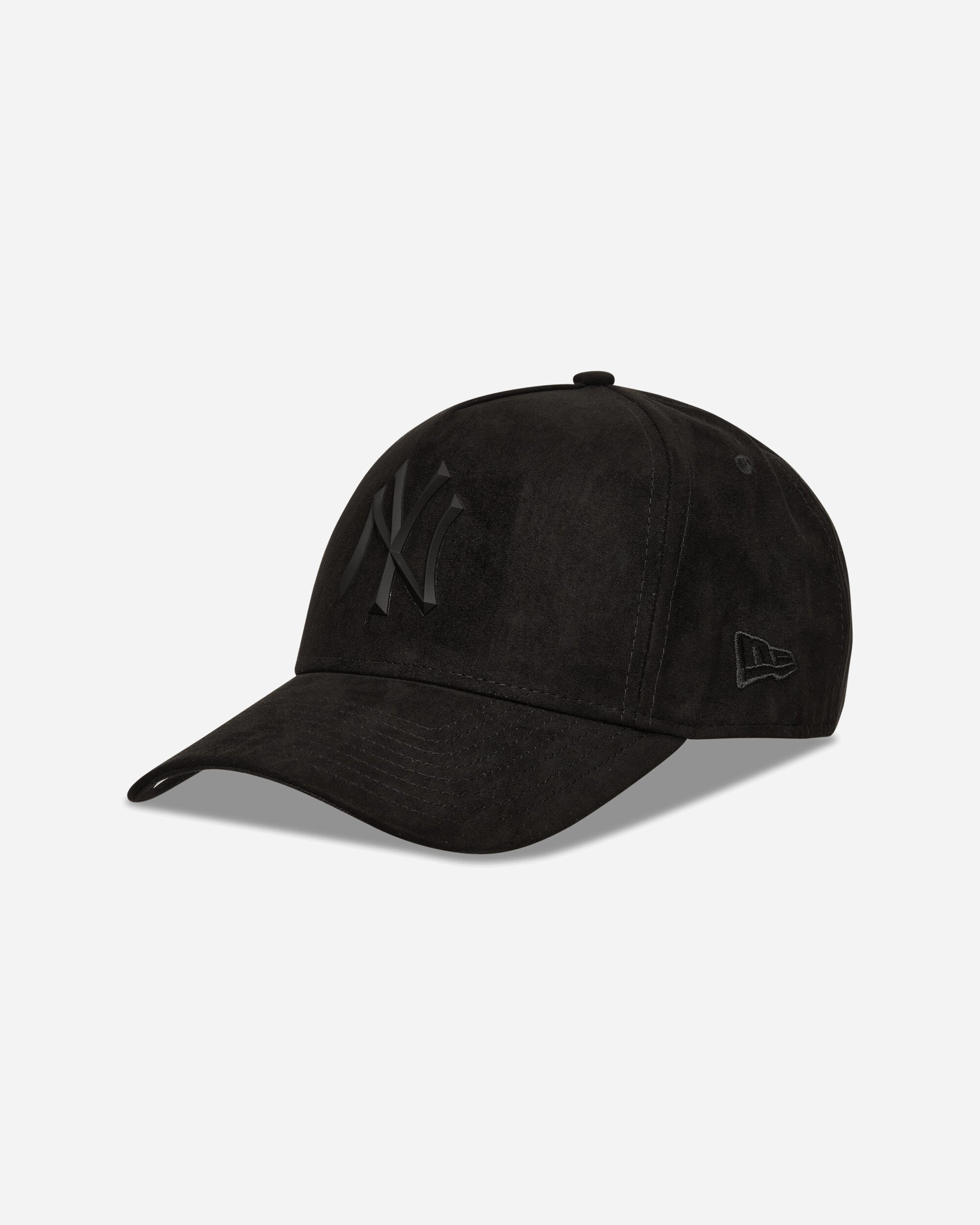 New Era Faux Suede E-Frame Black Hats Caps 60580814 001
