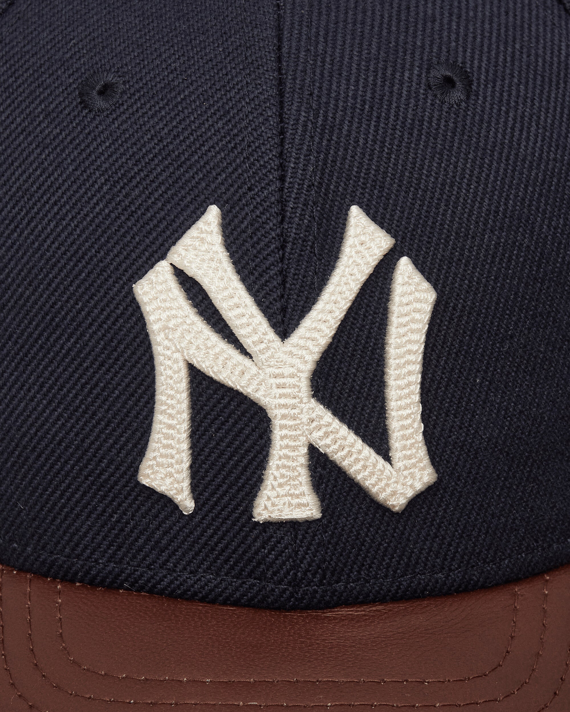 New Era Img Mlb Leather Visor 940 Mc Dark Brown Hats Caps 60915888 201
