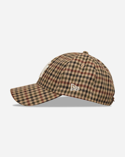 New Era Img Wr Check 9Twenty Light Beige Hats Caps 60915865 270