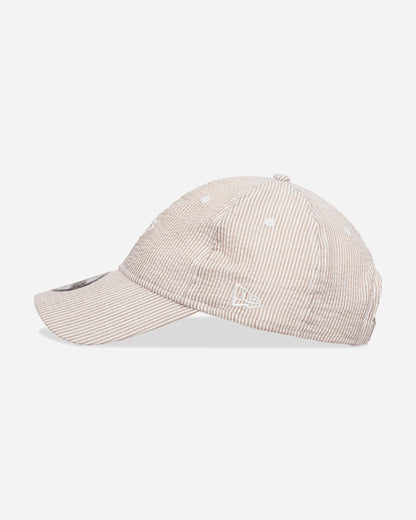New Era Seersucker 9Twenty Oakath  Stnwhi Light Beige Hats Caps 60667565 270