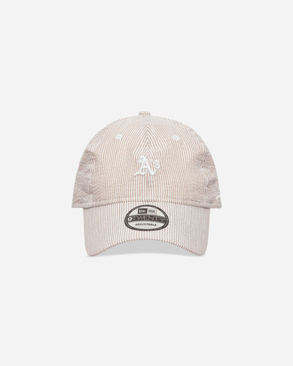 New Era Seersucker 9Twenty Oakath  Stnwhi Light Beige Hats Caps 60667565 270