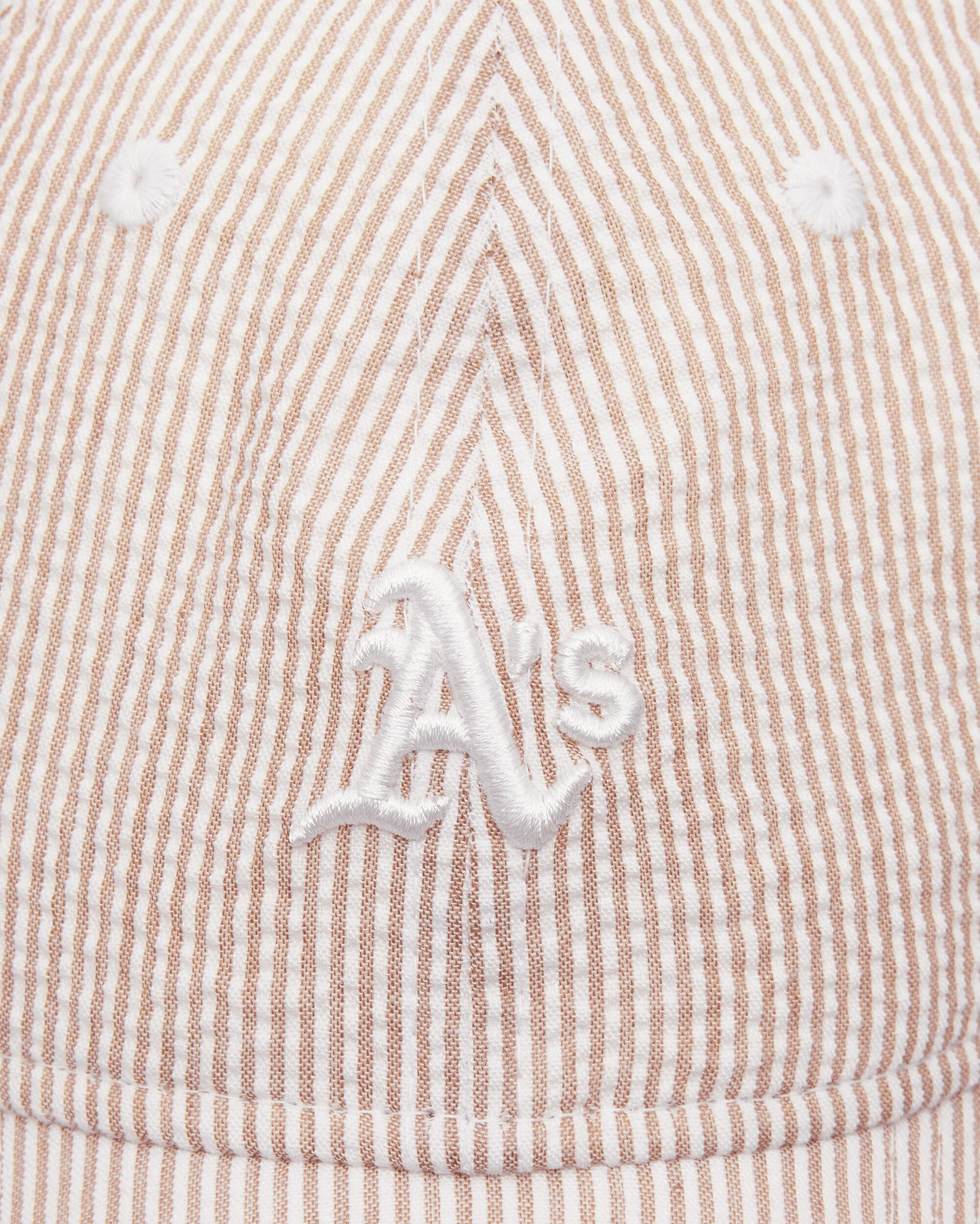 New Era Seersucker 9Twenty Oakath  Stnwhi Light Beige Hats Caps 60667565 270