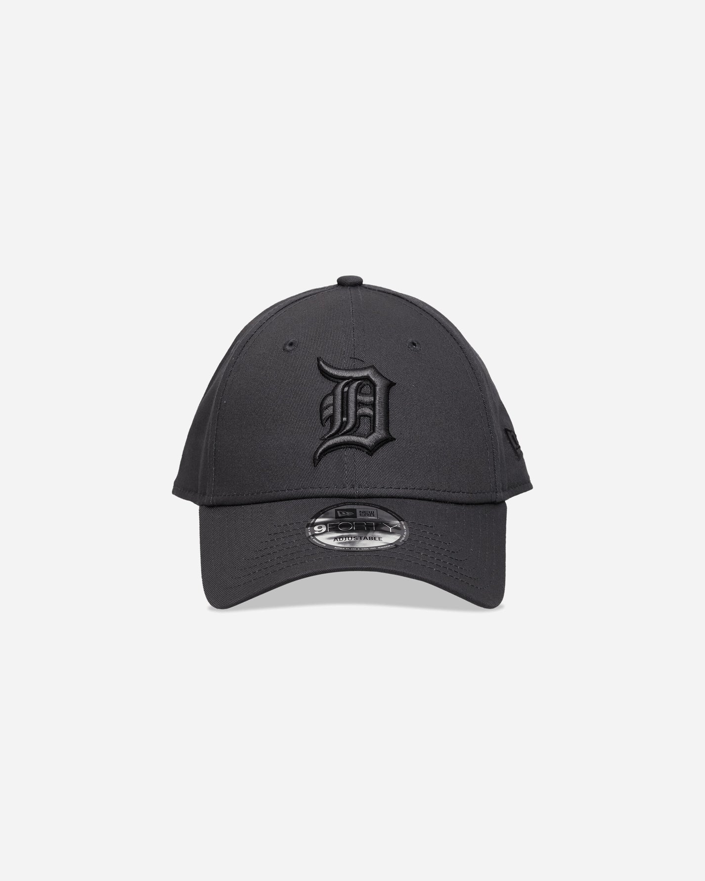 New Era Team Outline 9Forty Dettig  Stcblk Charcoal Hats Caps 60856261 010