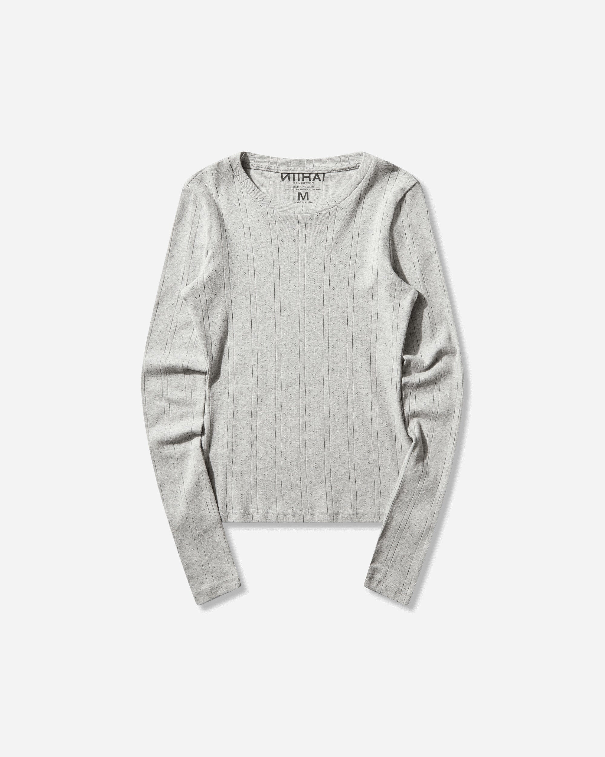 Nii Hai Wmns Daisy Long Sleeve In Grey Marl Gray Knitwears Cardigans 2025014TPSDSYCTN GRY
