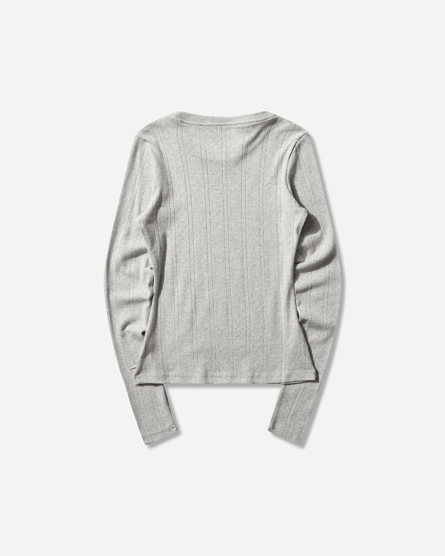 Nii Hai Wmns Daisy Long Sleeve In Grey Marl Gray Knitwears Cardigans 2025014TPSDSYCTN GRY