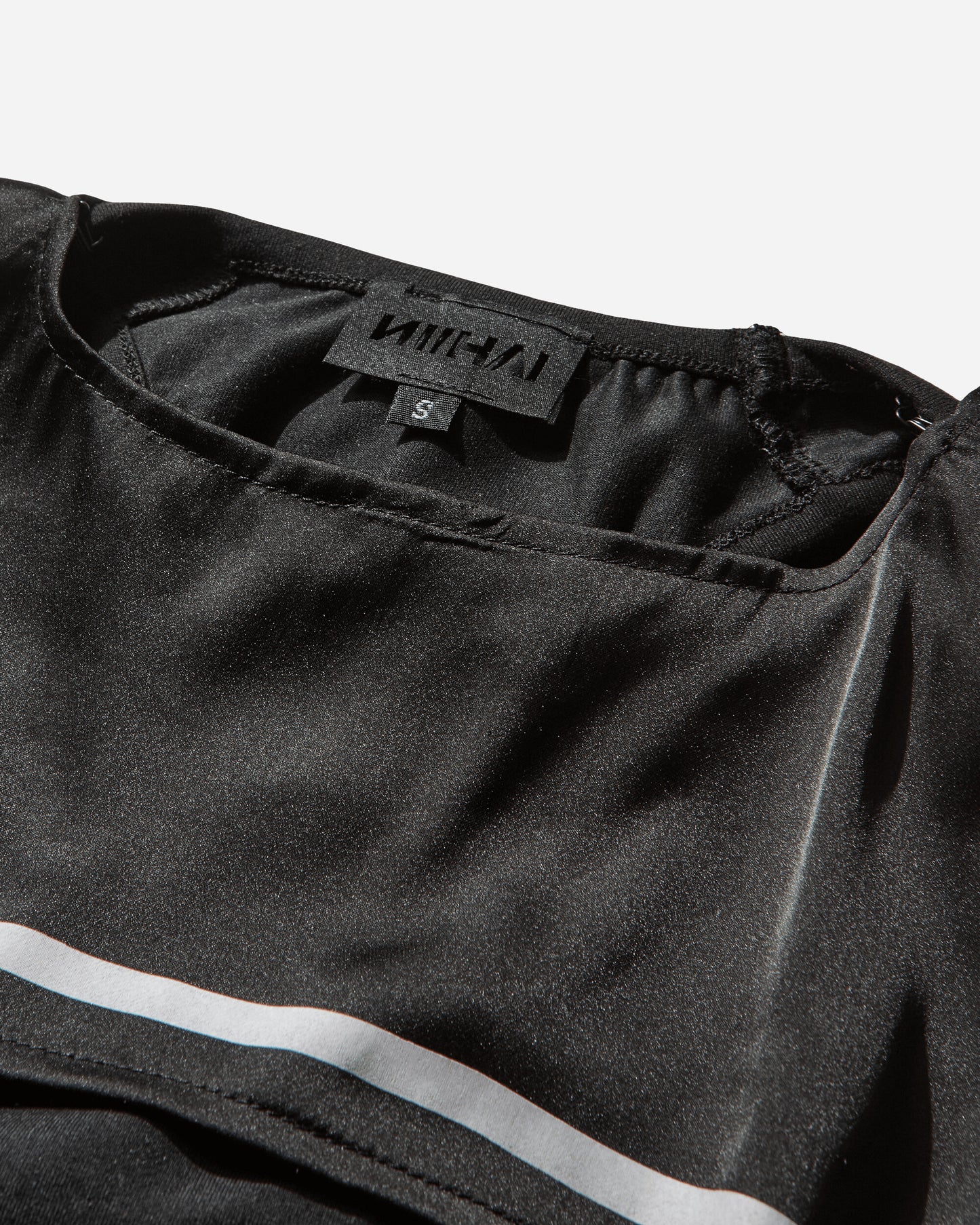 Nii Hai Wmns Marine Vest In Black Black T-Shirts Cropped 2025012TPSMRNCTN BLK