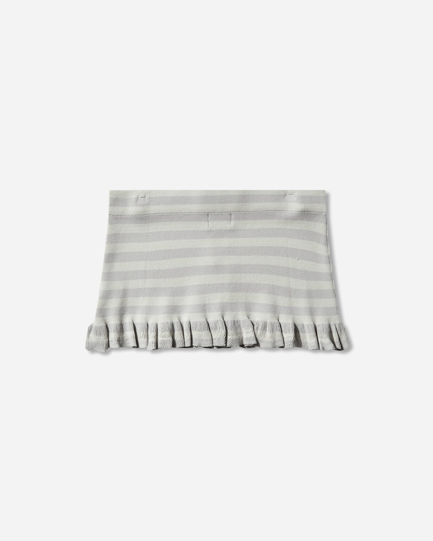 Nii Hai Wmns Ashley Skirt In Mint & Grey Stripes Blue Skirts Mini 2024004SKRTMINPES BLU