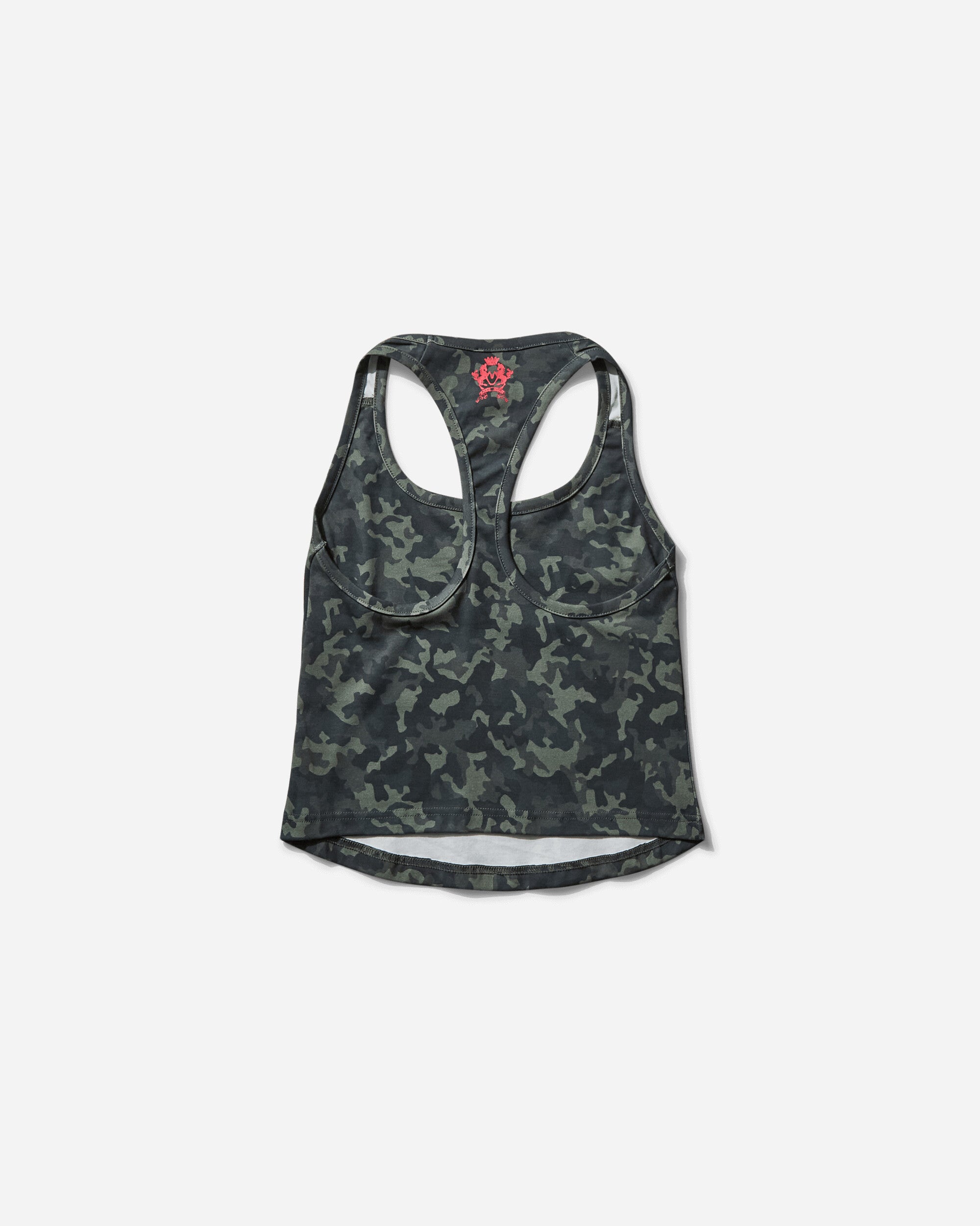 Nii Hai Wmns Vest Top In Camo Print Greens T-Shirts Shortsleeve 2024-005-TPS-VST GREENS