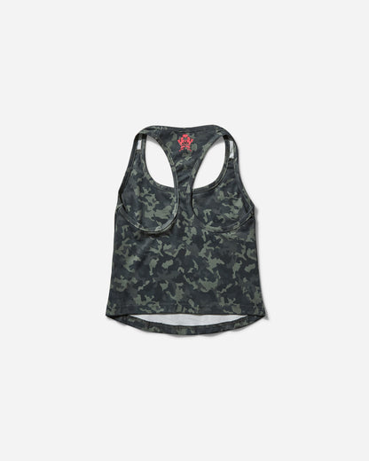 Nii Hai Wmns Vest Top In Camo Print Greens T-Shirts Shortsleeve 2024-005-TPS-VST GREENS