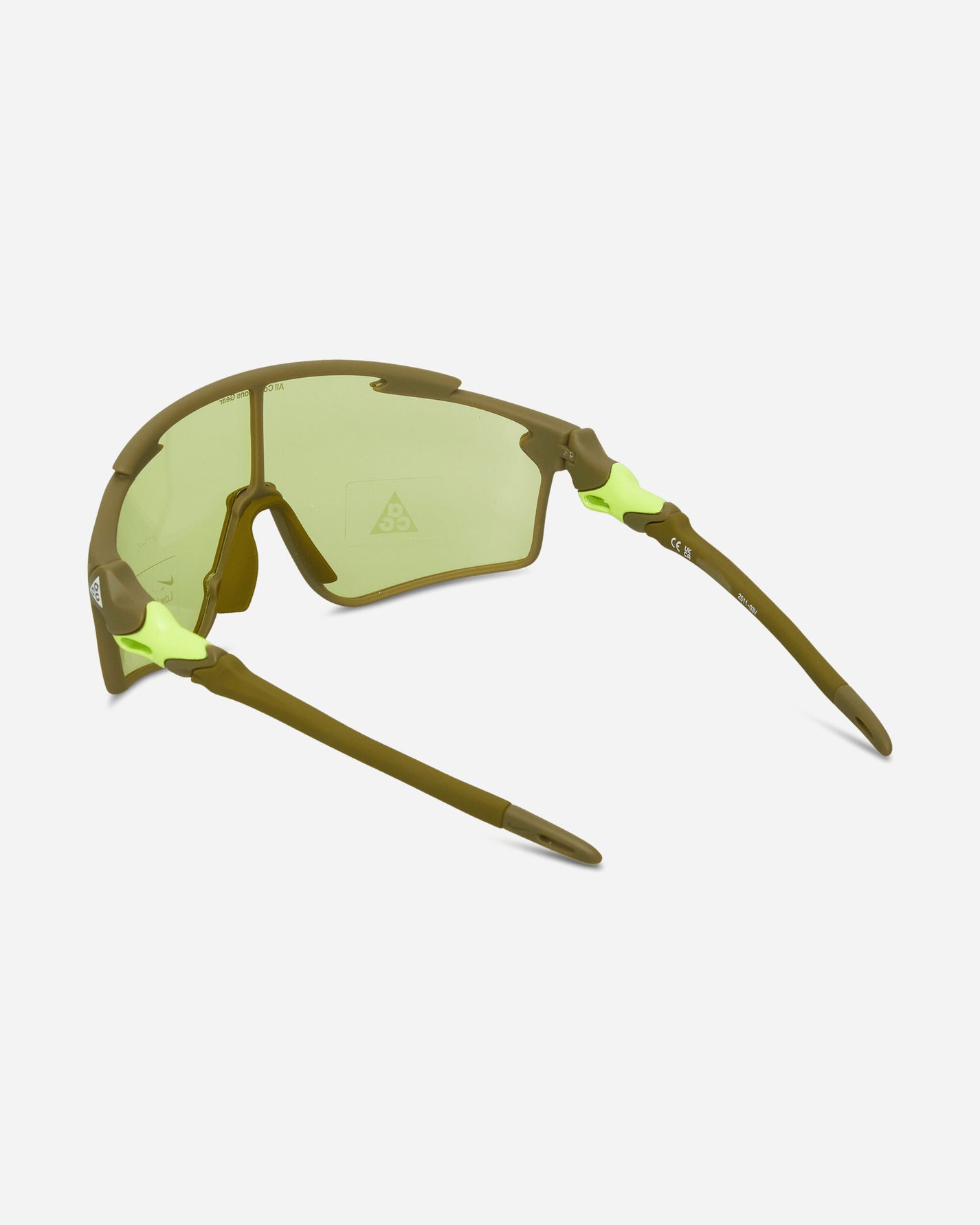 Nike Nike Acg Vista Vert Mt Olive Flak/Ll Volt Eyewear Sunglasses 16IMNKIQ9349X-368