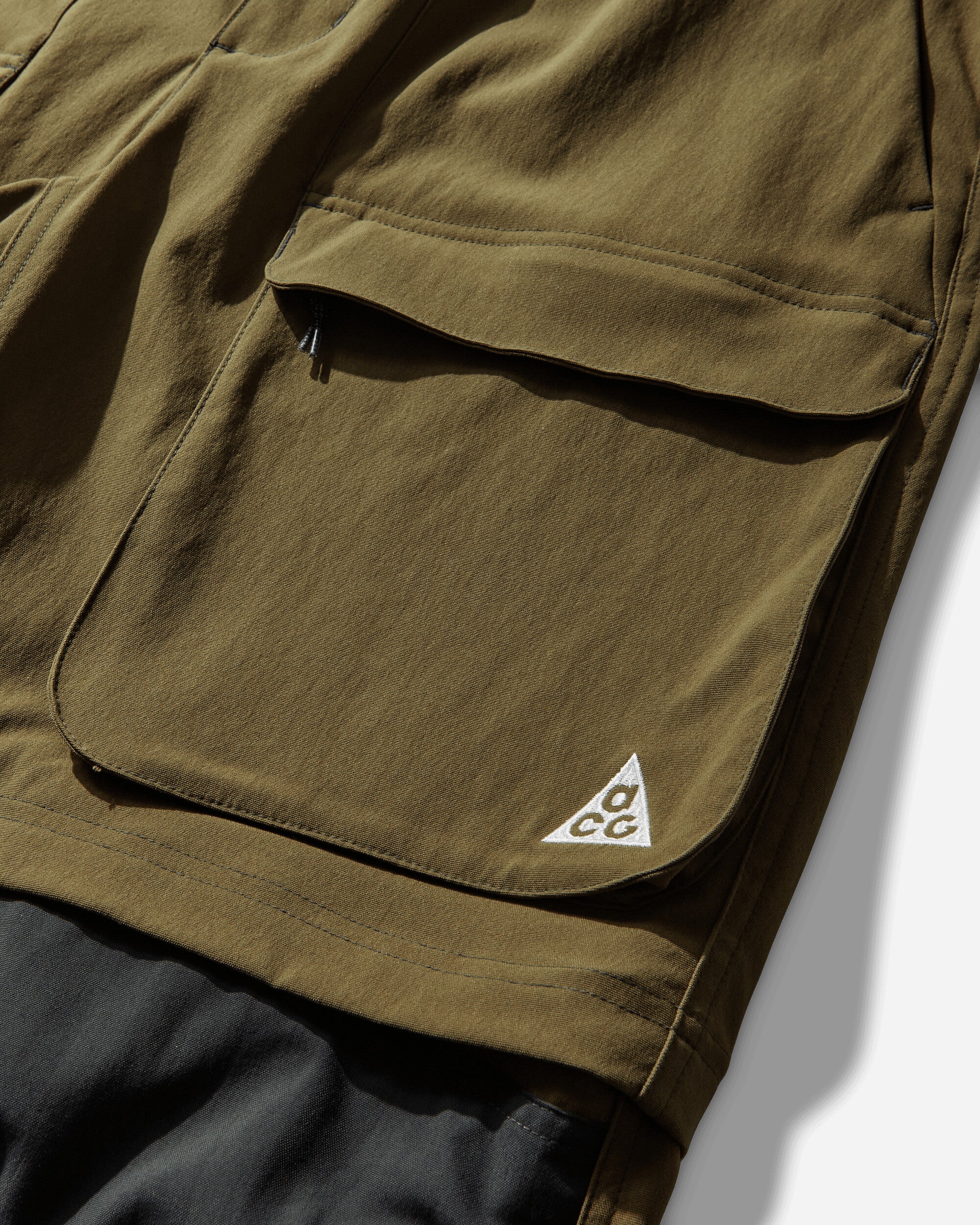 Nike Nike Acg "smith Summit" Men's Zip Cargo Pants Olive Flak/Anthracite/Summit W Pants Cargo HV0591-368