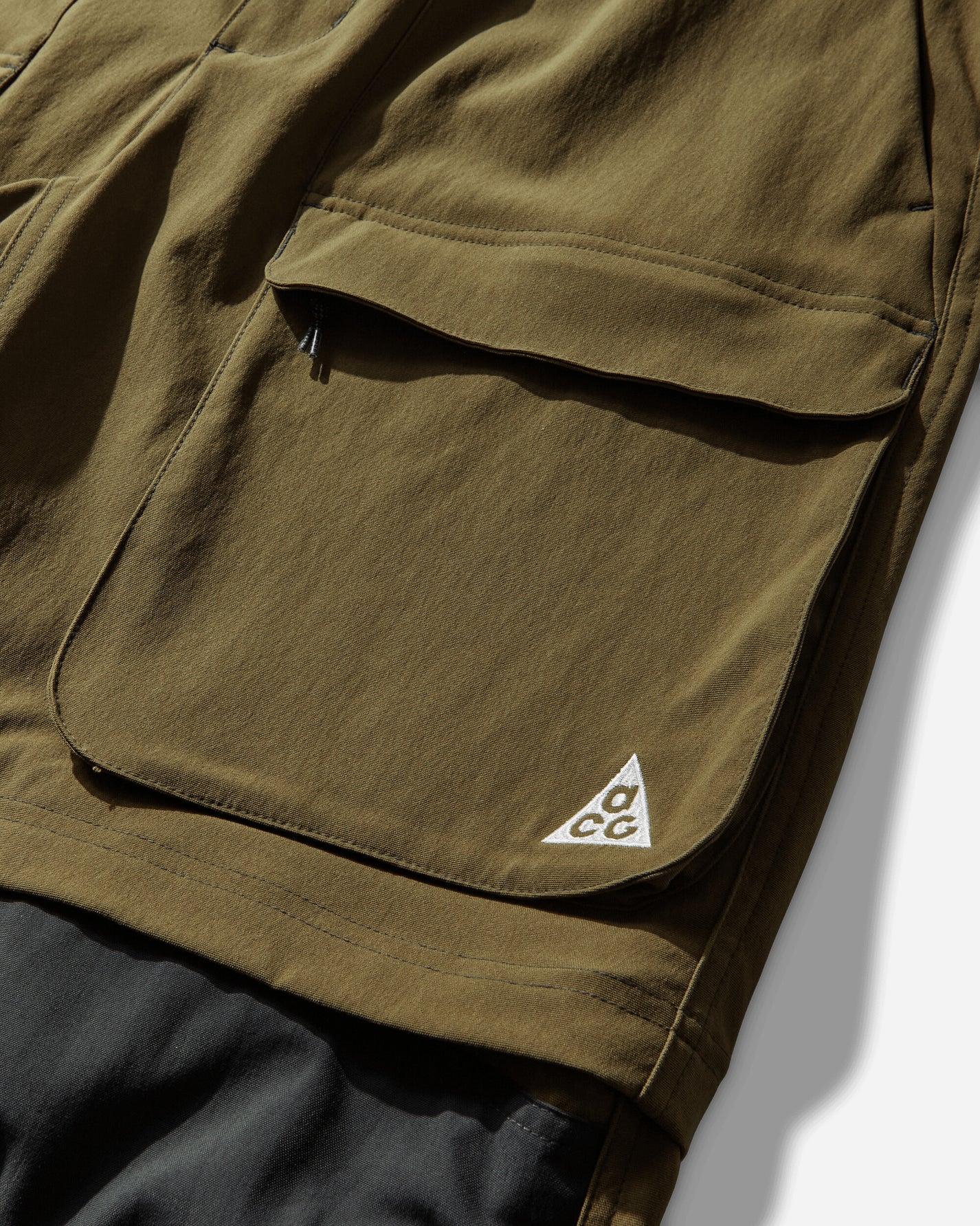 Nike Nike Acg "smith Summit" Men's Zip Cargo Pants Olive Flak/Anthracite/Summit W Pants Cargo HV0591-368