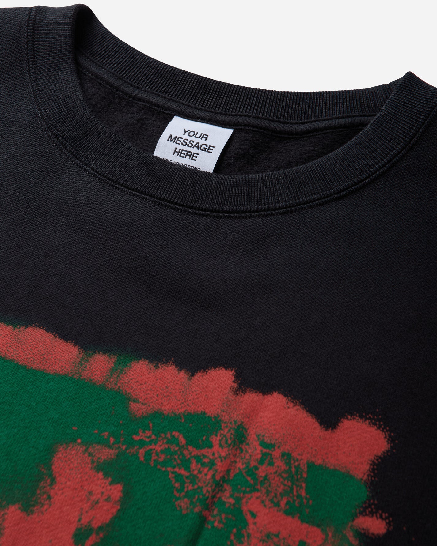 Nike M Nk Ymh Gfx Flc Crew Black/Bright Crimson/White Sweatshirts Crewneck IQ7000-010