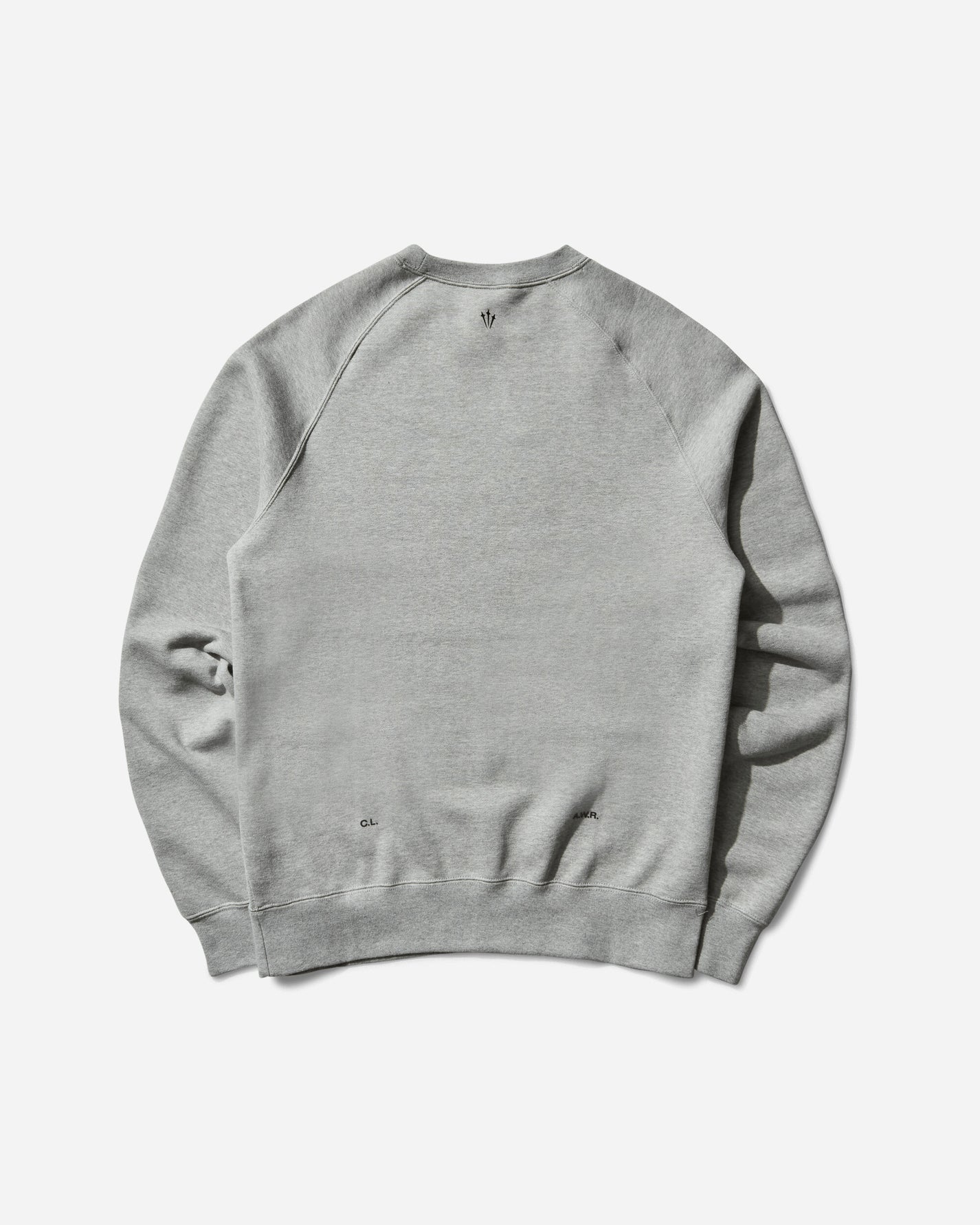 Nike M Nrg Nocta Cs Crew Flc Dk Grey Heather/Black Sweatshirts Crewneck FN8160-063