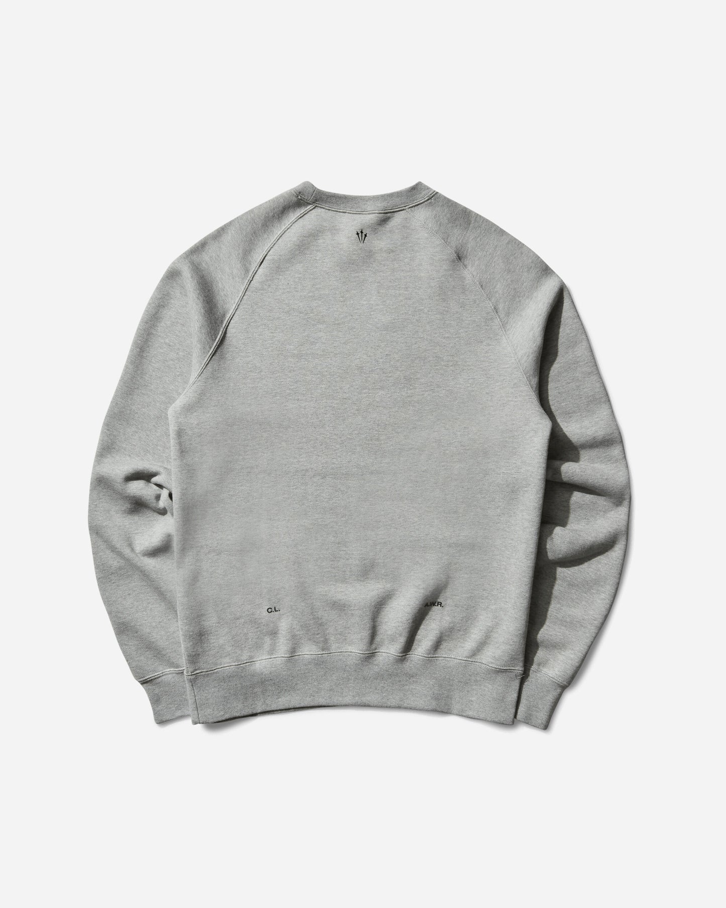 Nike M Nrg Nocta Cs Crew Flc Dk Grey Heather/Black Sweatshirts Crewneck FN8160-063