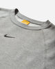 Nike M Nrg Nocta Cs Crew Flc Dk Grey Heather/Black Sweatshirts Crewneck FN8160-063