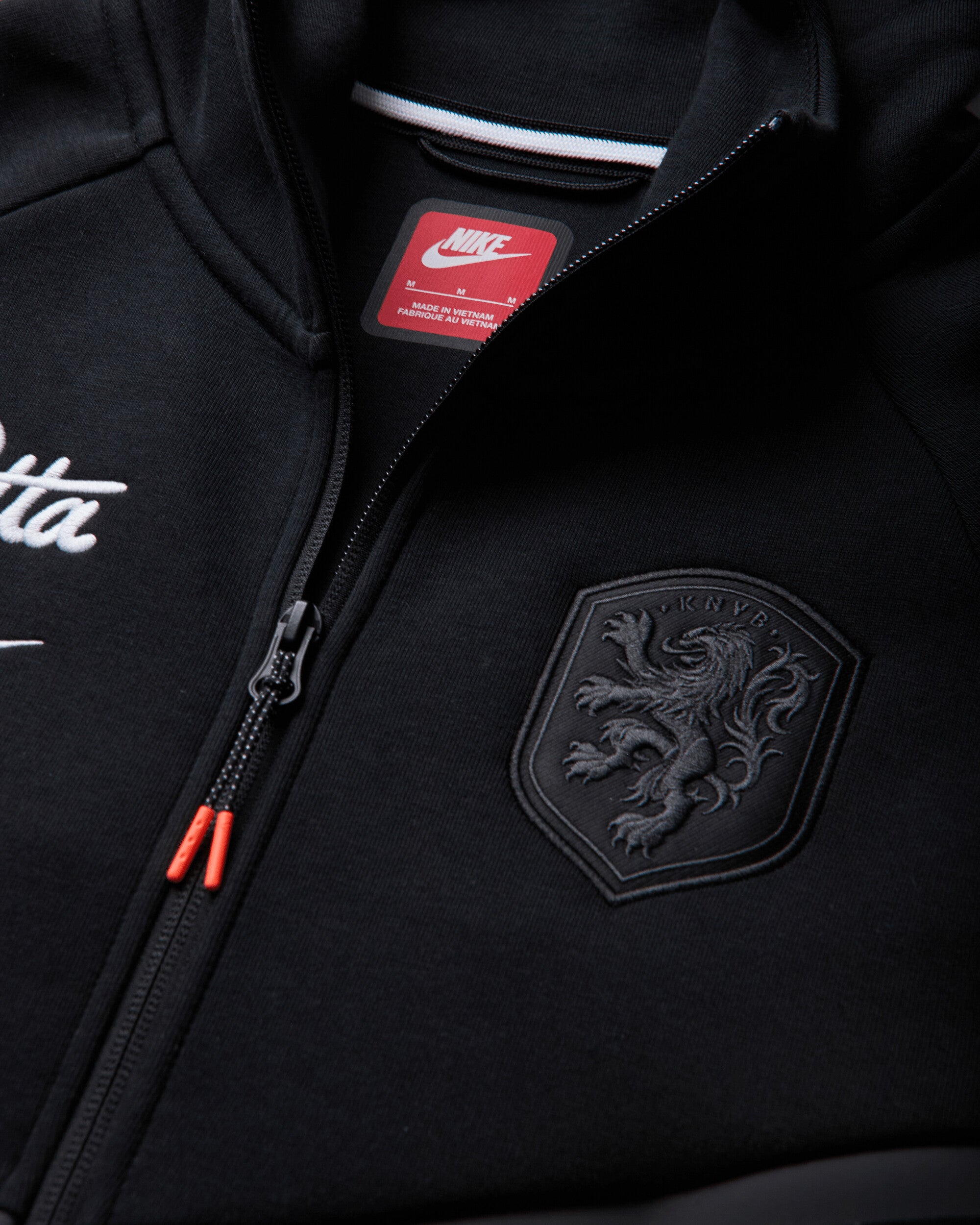 Nike Knvx M Nk Tch Flc Fz Wr Hdy Black/White No Sponsor Sweatshirts Hoodies IM3206-010