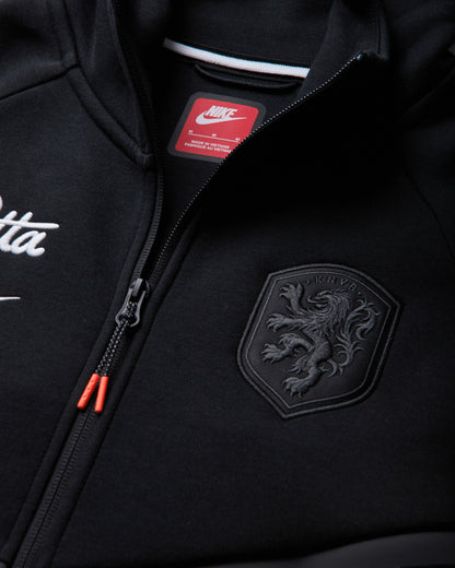 Nike Knvx M Nk Tch Flc Fz Wr Hdy Black/White No Sponsor Sweatshirts Hoodies IM3206-010