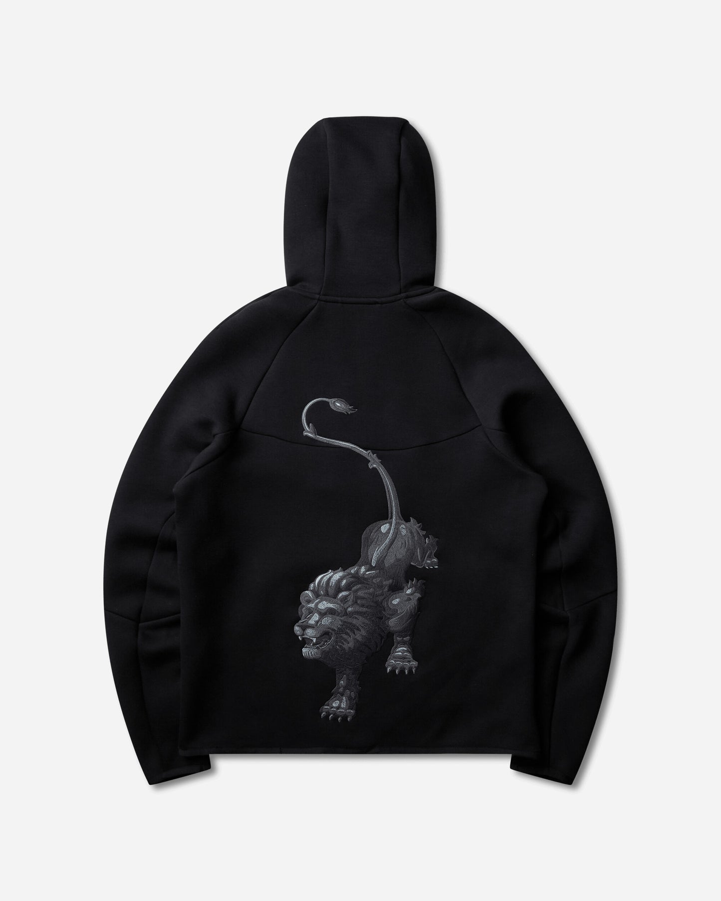 Nike Knvx M Nk Tch Flc Fz Wr Hdy Black/White No Sponsor Sweatshirts Hoodies IM3206-010