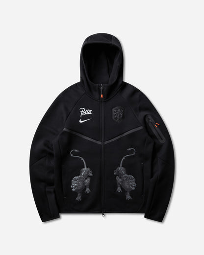 Nike Knvx M Nk Tch Flc Fz Wr Hdy Black/White No Sponsor Sweatshirts Hoodies IM3206-010