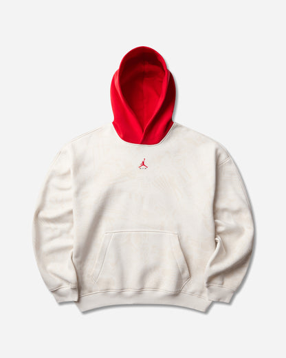 Nike M J Brk Lsr Flc Po Bb Phantom/University Red Sweatshirts Hoodies IM8986-030