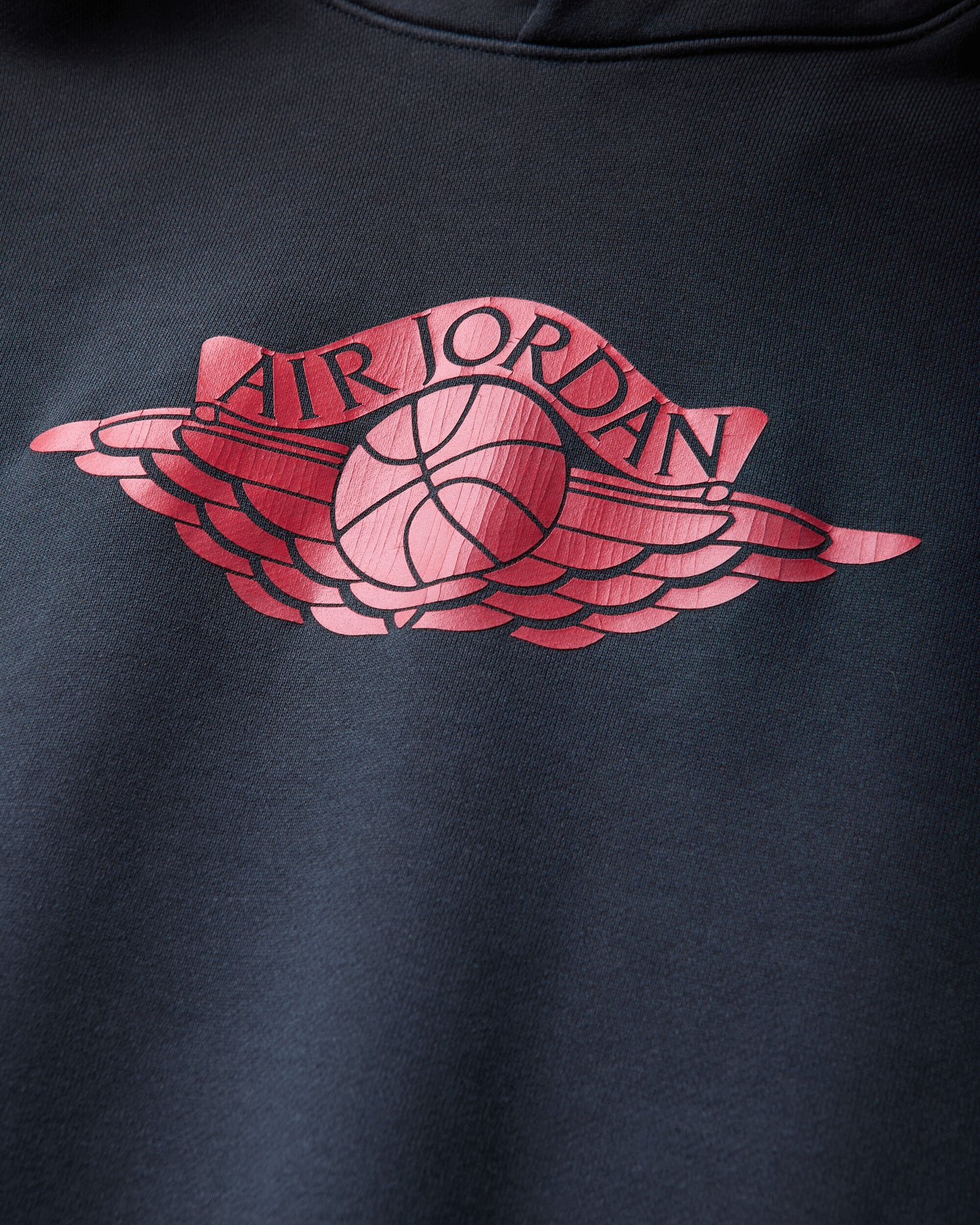 Nike M J Flt Wings Flc Po Black/University Red Sweatshirts Hoodies IM9191-010