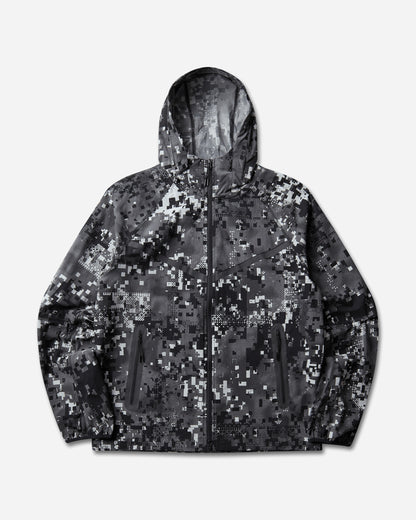 Nike M Nk Tch Df Wvn Wr Fz Jkt Aop Lt Smoke Grey/Black Sweatshirts Hoodies IM5709-077