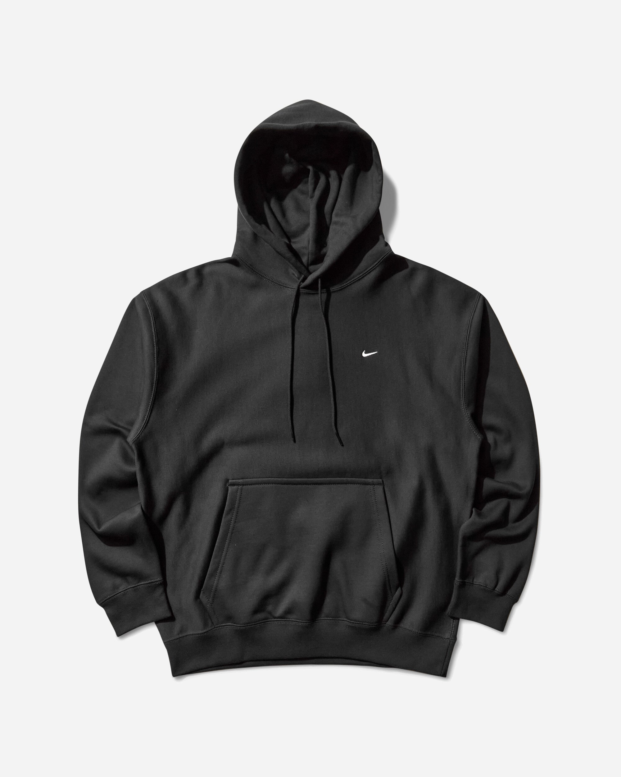 Nike Nike Solo Swoosh Men's Pullover Hoodie Black/Black/White Sweatshirts Hoodies HV1082-010