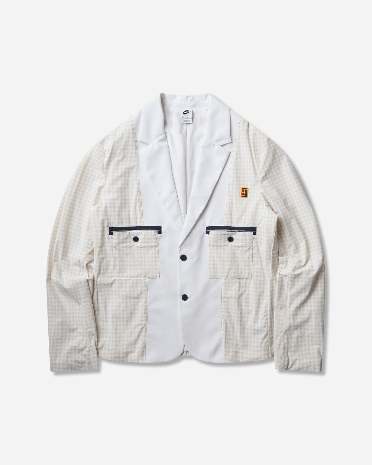Nike M Nk Club Rules Sun Blazer Aop Summit White/Sail/Sail Coats and Jackets Jackets IQ8449-121