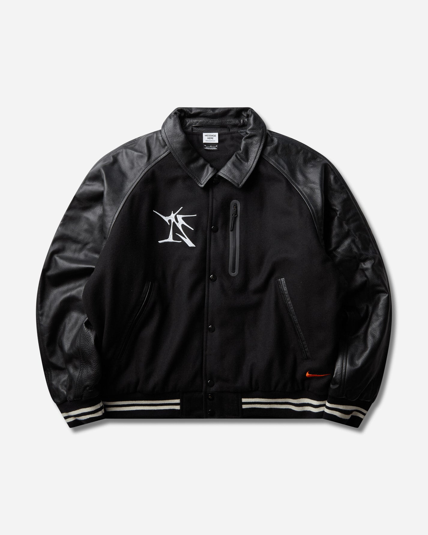 Nike M Nk Ymh Destroyer Jkt Black/Black/Safety Orange Coats and Jackets Jackets IO1670-010