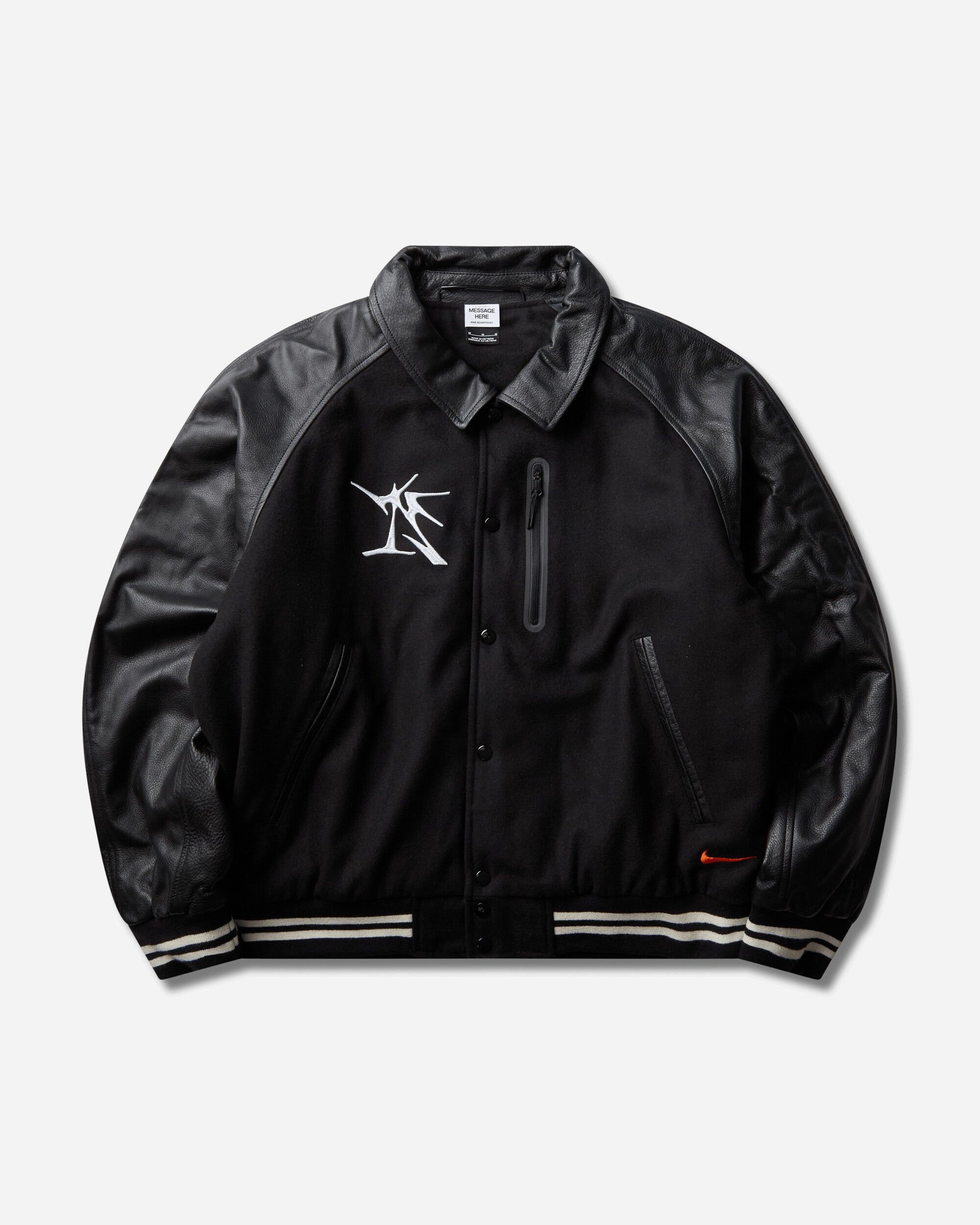 Nike M Nk Ymh Destroyer Jkt Black/Black/Safety Orange Coats and Jackets Jackets IO1670-010
