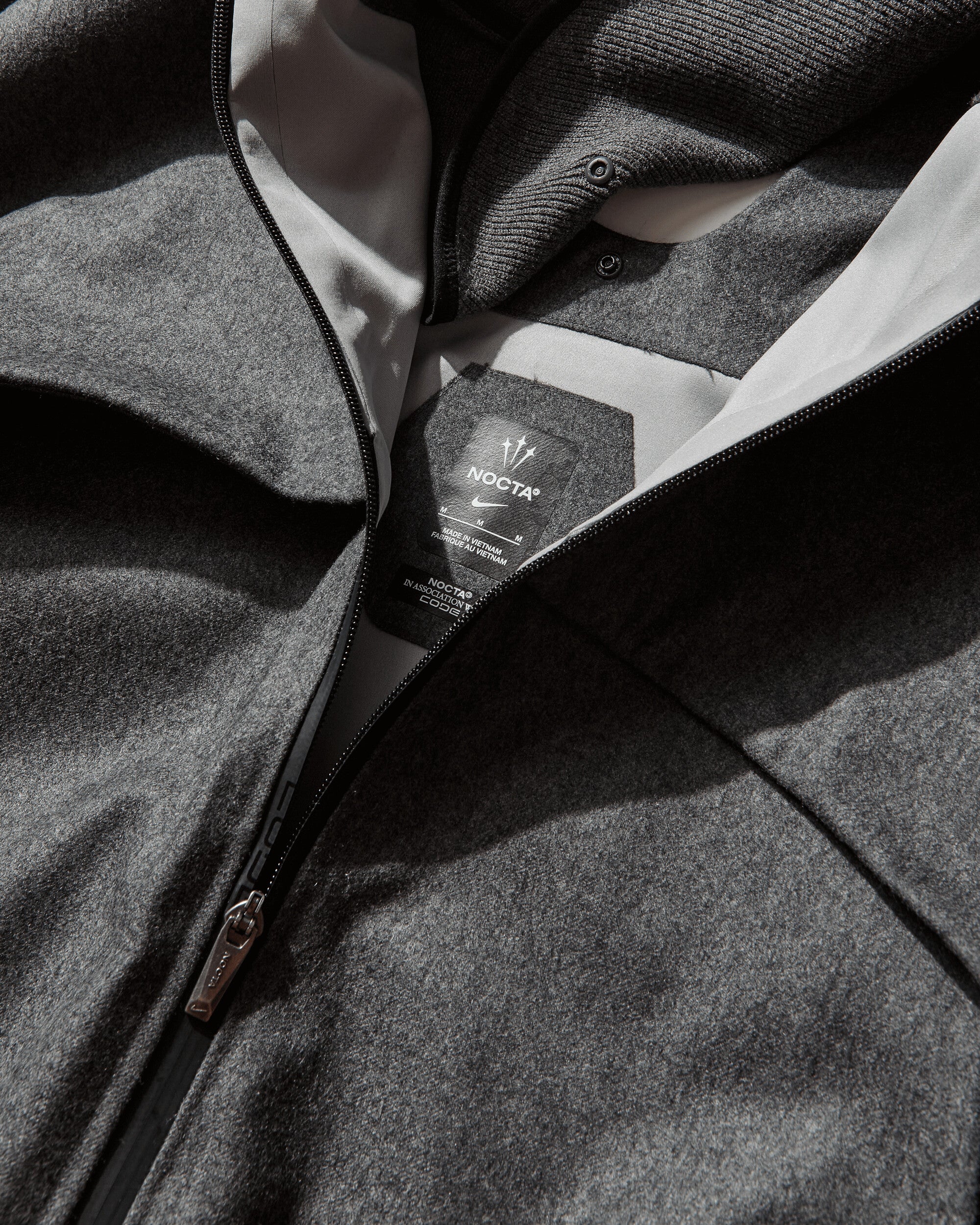 Nike M Nrg Nocta Code Flow Jkt Grey Heather/Dark Grey Coats and Jackets Jackets HQ4472-050