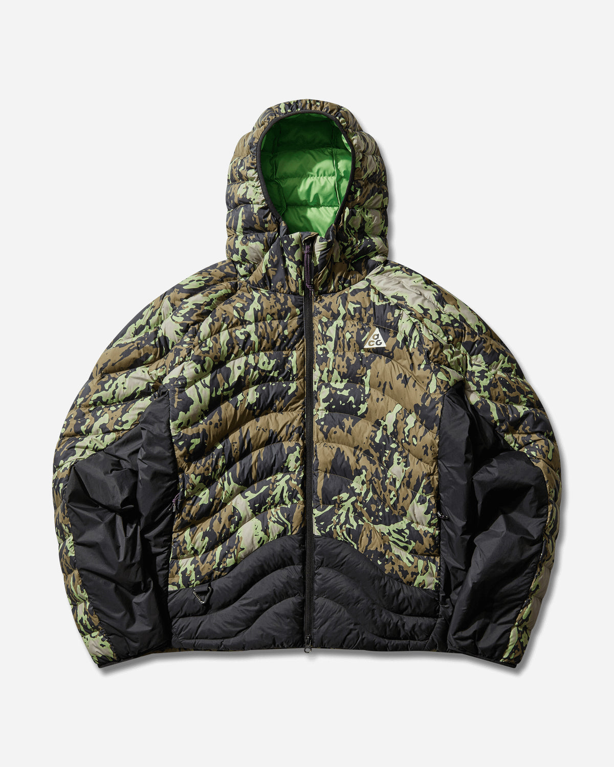 Nike Men's ACG 'Lava Flow' Therma-FIT ADV Jacket College Grey / Black / Mean Green