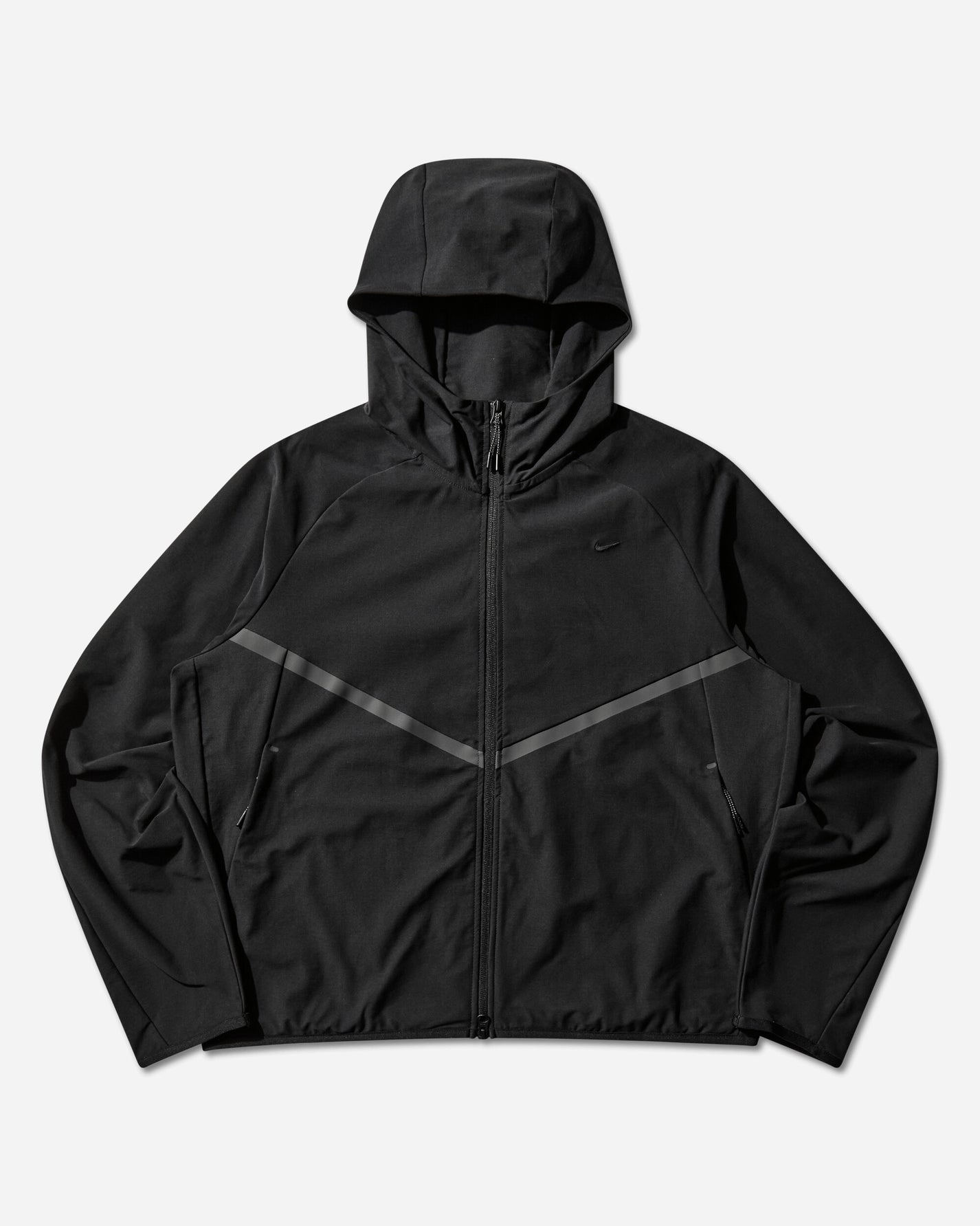 Nike Nike Sportswear Tech Men's Full-Zip Knit Windrunner Jacket Black/Black Coats and Jackets Jackets IF1345-010