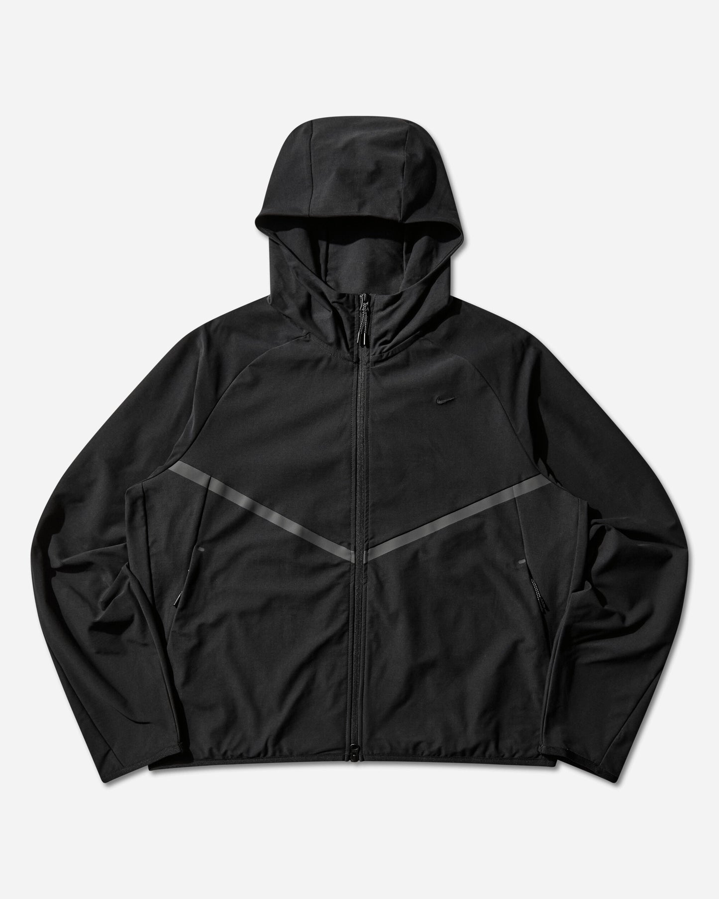 Nike Nike Sportswear Tech Men's Full-Zip Knit Windrunner Jacket Black/Black Coats and Jackets Jackets IF1345-010