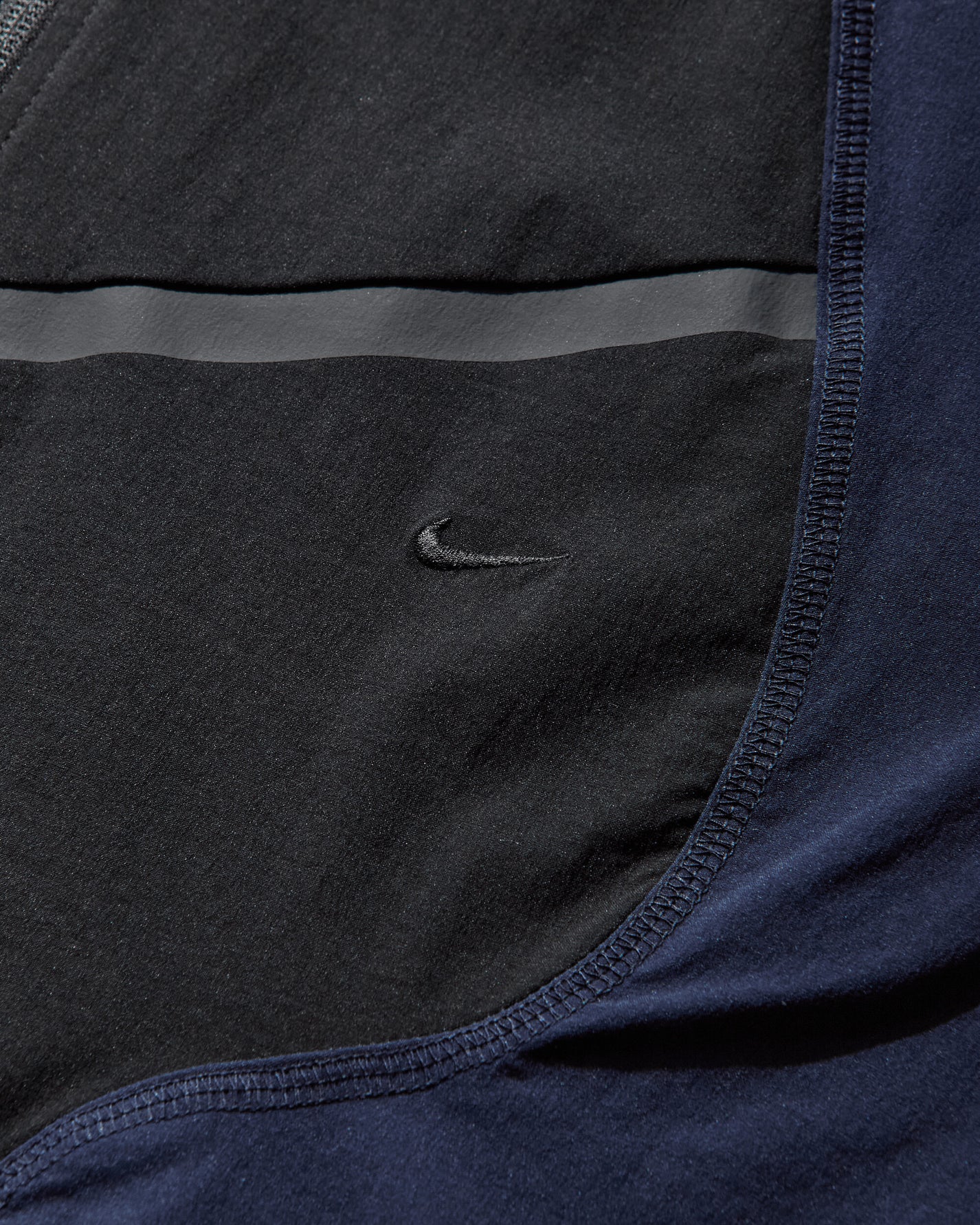 Nike Nike Tech Men's Dri-Fit Woven Color-Block Windrunner Oversized Jacket Black/Obsidian/Black Coats and Jackets Jackets IH8461-010