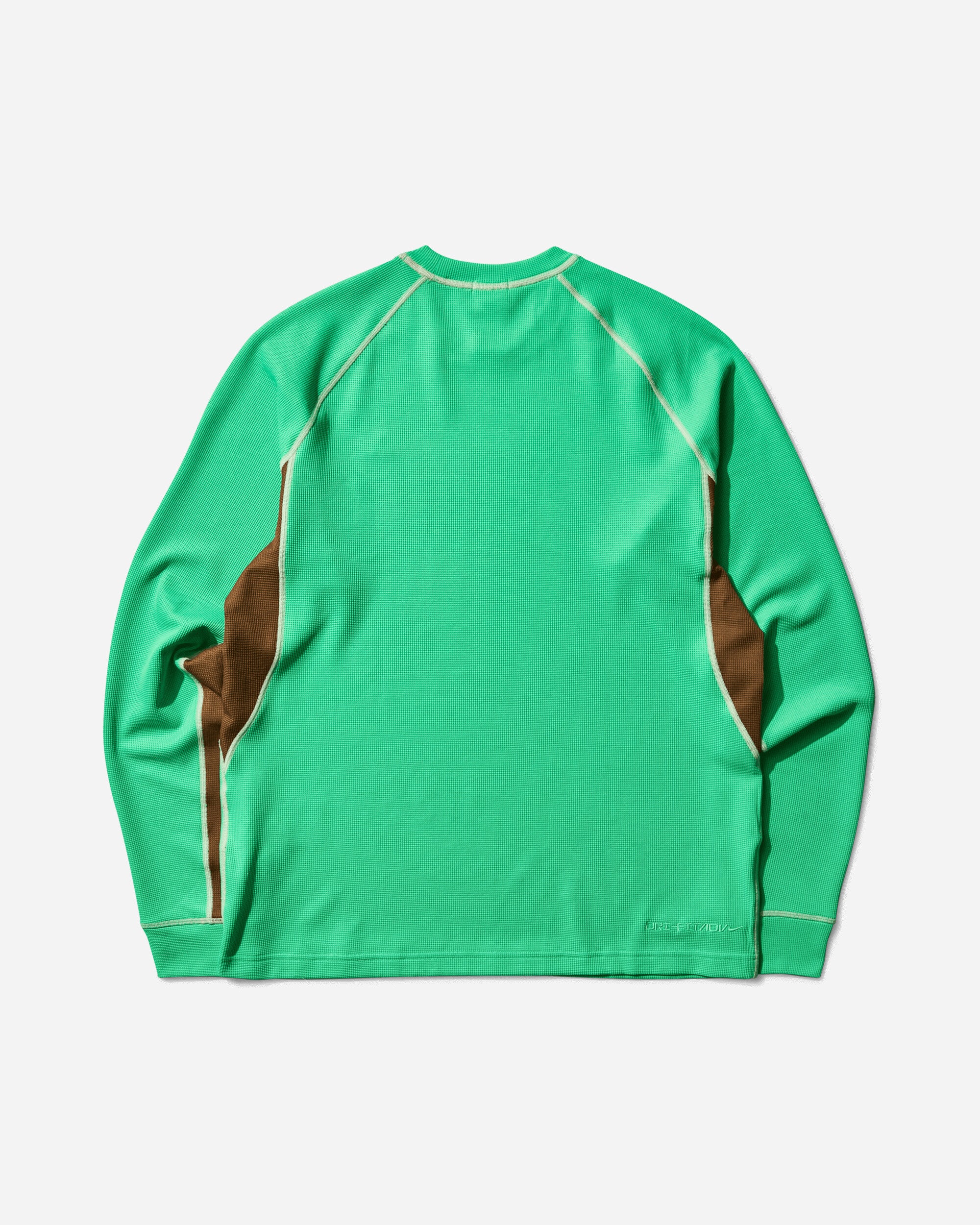 Nike M Acg Dfadv Chinati Ls Bslyr Green Shock/Mosswood Brown T-Shirts Longsleeve HV0585-388